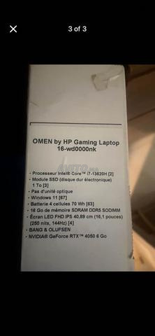 HP Omen 16 (i7 13ème Gén, RTX 4050) - 2