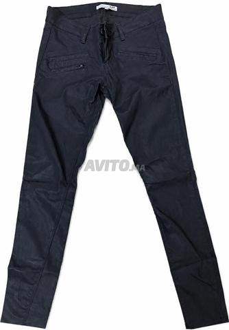 Pantalon élégant noir coupe slim par LH by La Halle - 2