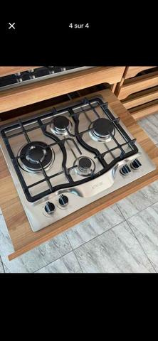 Plaque gaz encastrable inox 60cm Active Chef - 2