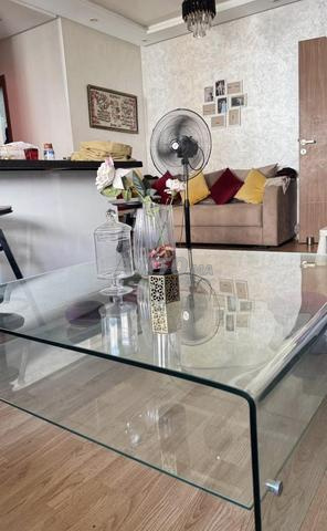 Table basse moderne en verre trempé courbé - 2