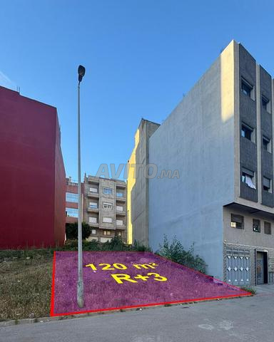 Terrain titré 120 m2 R3 - Rue 12 m - Sania - 2