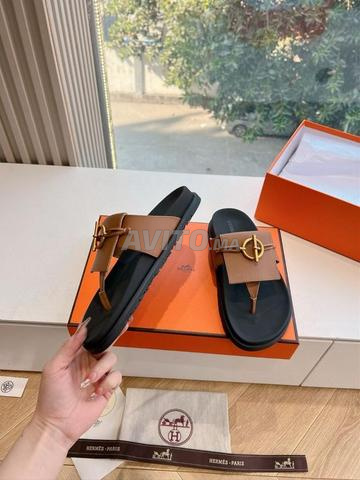 Sandale en Cuir Véritable Hermès HR9549 - 2