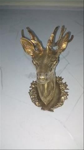 رأس غزال من النحاس يستعمل - 2