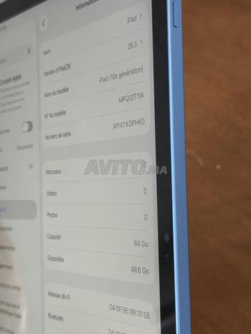 iPad 10ème Bleu 64go Wi-Fi - 2