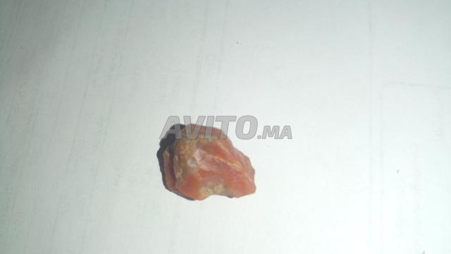 حجر العقيق الأحمر الطبيعي الخام (Carnelian Stone) - 2