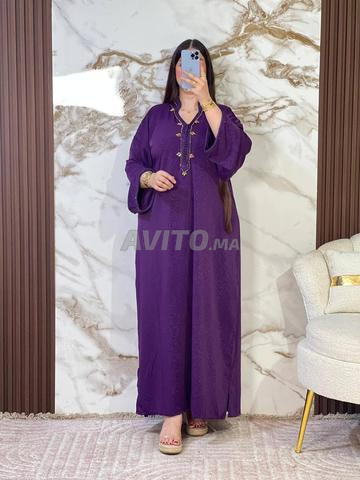 Kandoura marocaine aux couleurs vives - 2