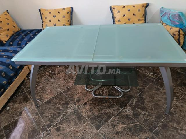Table à manger italienne en verre - 2