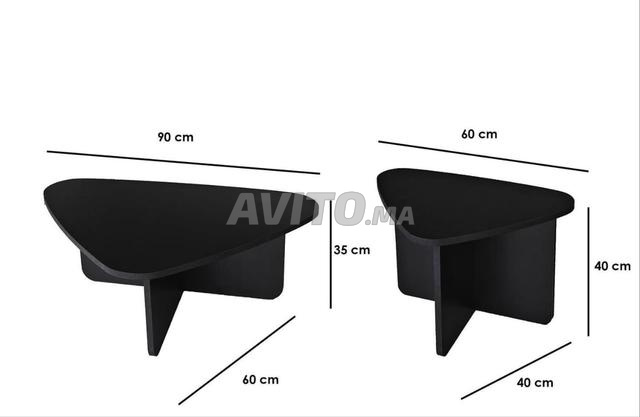 2 tables basses - 2