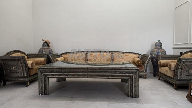 Un magnifique salon marocain artisanal