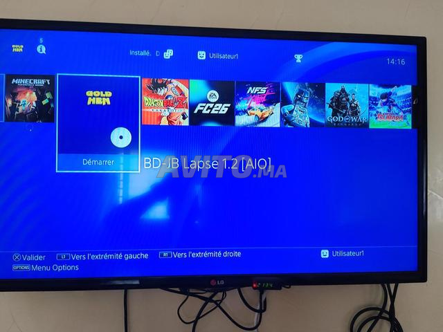PlayStation PS4 Pro 1To 18 jeux flashée