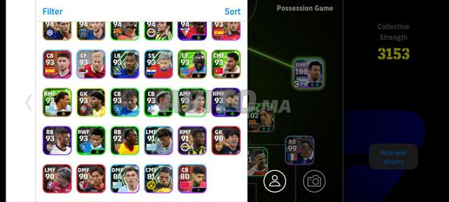 Compte efootball - 2