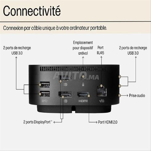 HP USB-C Dock G5 et Chargeur - 2