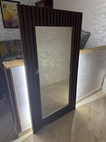 Miroir avec bardage et éclairage LED - 2