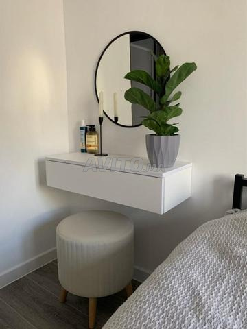 ✨ طاولة تزيين بمرآة LED ✨ - 2