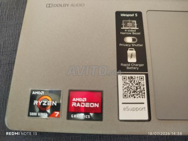 PC Lenovo IdeaPad Ryzen 7 16Go RAM 256Go SSD - 2