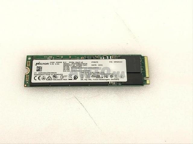 Disque Dur Micron SSD 256GB NVMe M.2 PCIe Gen3