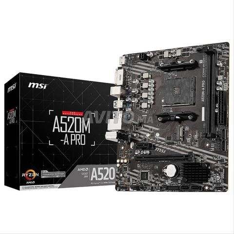 MSI A520M-A PRO avec garantie 2 mois