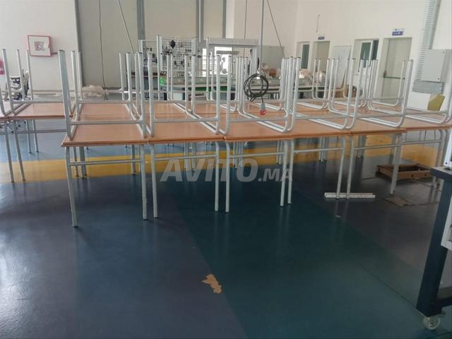 🎓 Tables Scolaires en MDF et Métal Fabrication
