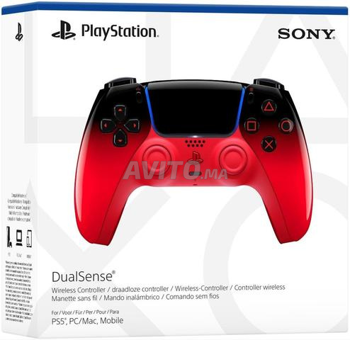 DualSense Rouge Techno PS5 PC Mac Mobile