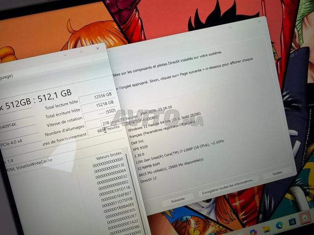Dell XPS 9320 Plus OLED 3.5K Tactile 32Go RAM