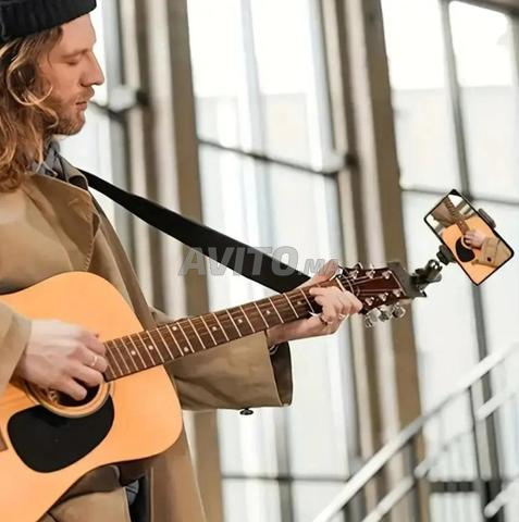 Support téléphone pour guitare