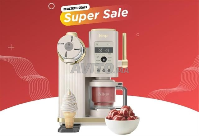آلة صنع الآيس كريم نينجا CREAMi Scoop & Swirl 13 في 1