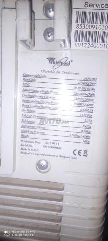 مكيف هواء متنقل Whirlpool 9000BTU - 2