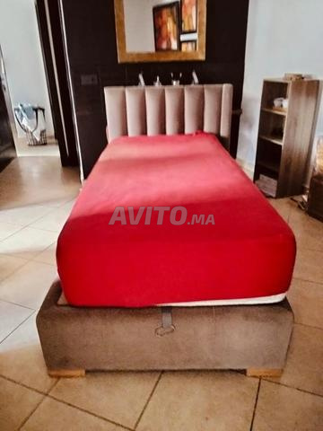 Lit une place avec matelas - 2