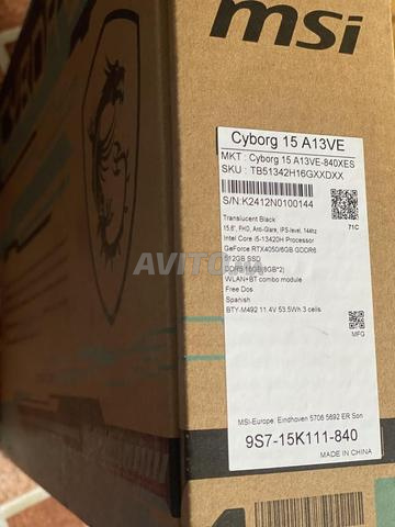 MSI Cyborg 15 A13V Nvidia RTX 4050 6gb i5-13420H - 2