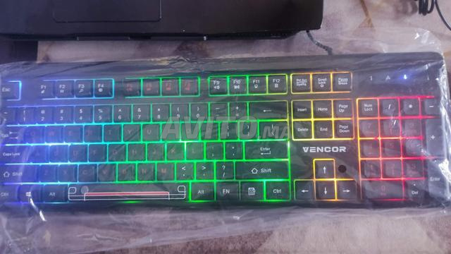 كومبو ماوس وكيبورد RGB - 2