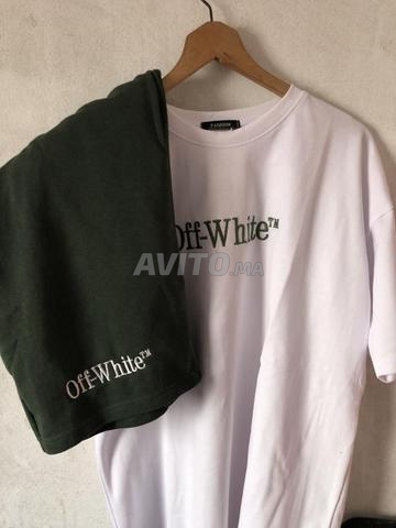 Ensemble off-white Top 100% coton - 2