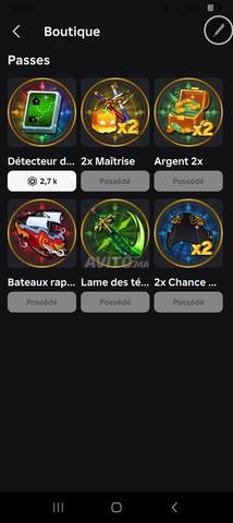 Compte Blox Fruits et Steal A Brainrot - 2