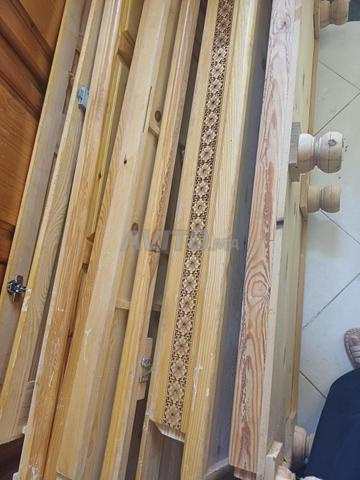 Placard trois portes bois hêtre 2 tiroirs - 2