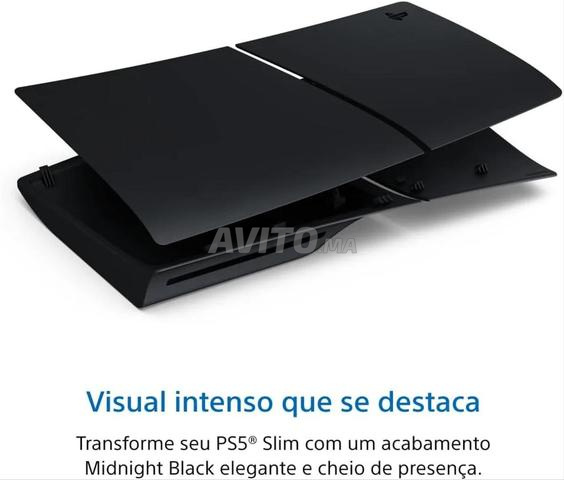Coques PS5 Slim Console Covers Slim Midnight Black - 2