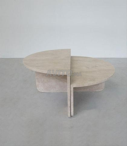 Table basse en Travertin - 2
