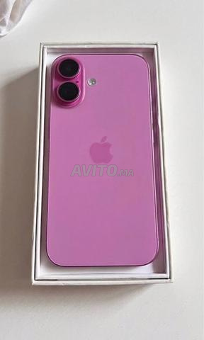 iPhone 16 128Go Rose Batterie 100%