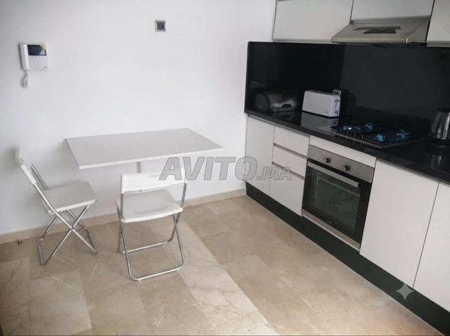 Table rabattable avec 2 chaises pliables - 2