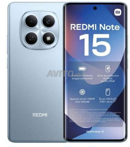 Redmi note15 256/8/4 téléphone encore neuf avec sa boîte - 2