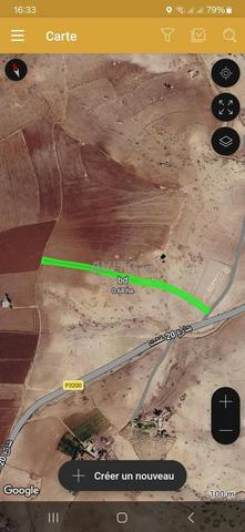 Terre agricole sur la route près de Kasba Tadla