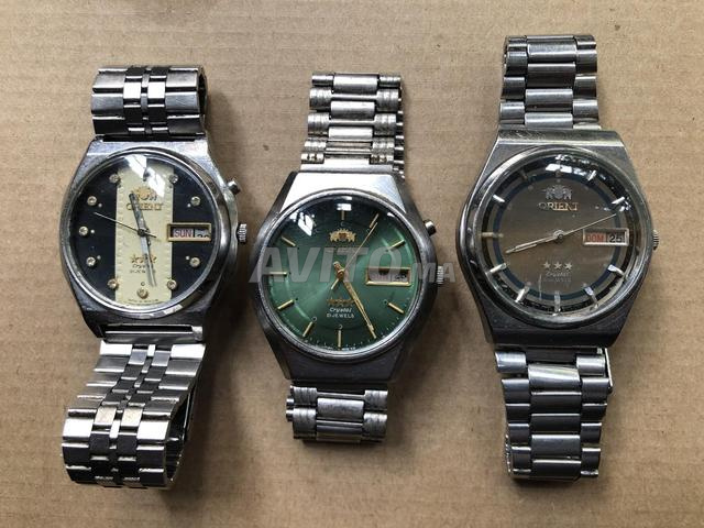 Trois montres Orient