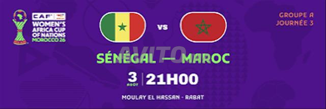 10 billets pour le match Sénégal vs Maroc côte à côte
