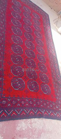 Tapis afghan turkmène fait main authentique 3x2 mètres