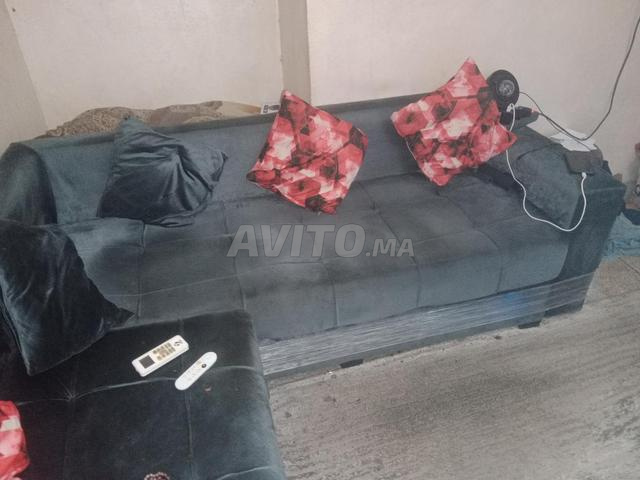 تلفزيون سرير كرسي بذراعين L بحالة جيدة جداً - 2