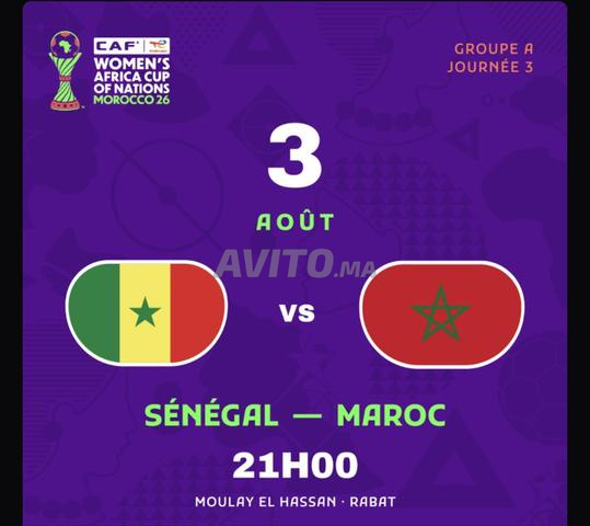Match Maroc Sénégal