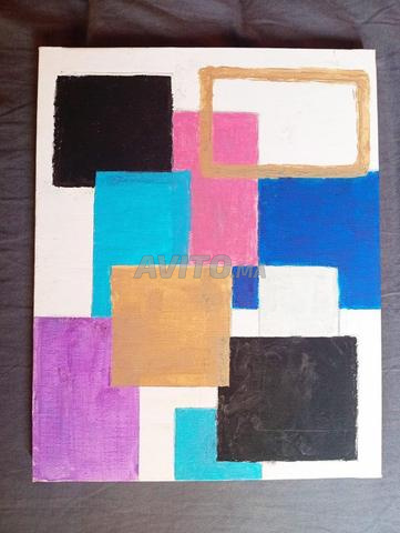 Tableau artistique nouveau peint à la main pour un enfant de 12 ans - 2