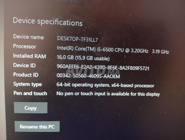 كمبيوتر HP i5 الجيل السادس 16GB RAM للبيع - 2