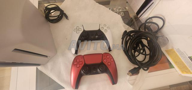 Tarfaya PS5 Slim Édition Disque avec 2 manettes - 2