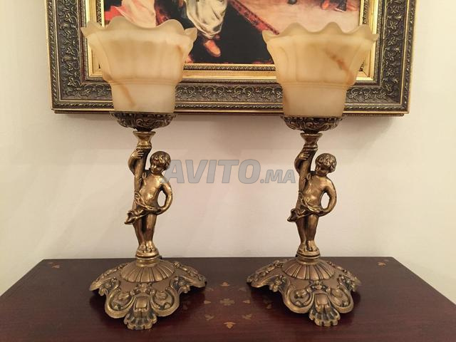 LAMPES ANTIQUES EN CUIVRE POUR COLLECTION
