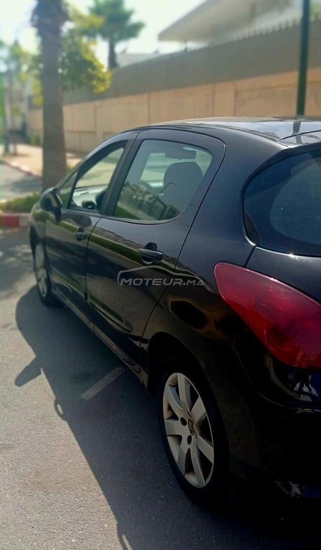 Peugeot 308 Diesel Manuelle 2009 noire à Rabat