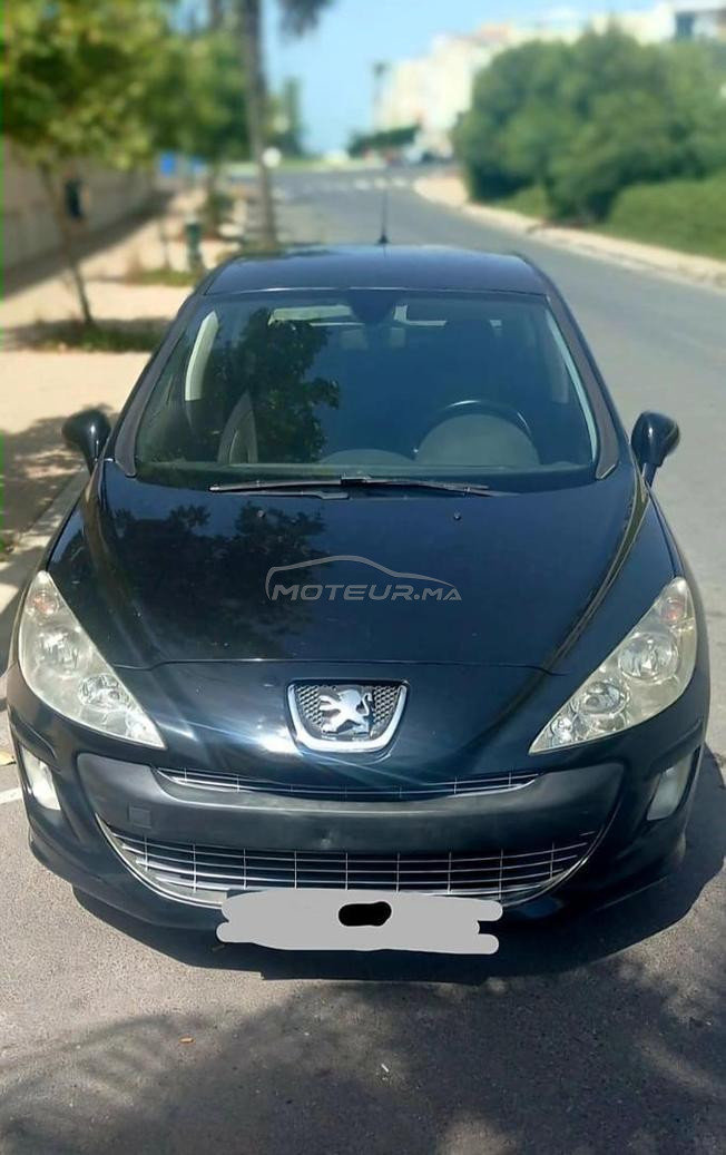 Peugeot 308 Diesel Manuelle 2009 noire à Rabat